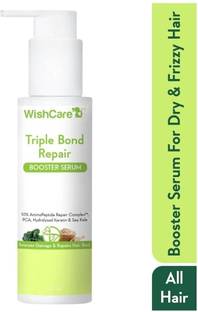 WishCare Triple Bond Repair Booster Serum -10% AminoPeptide Complex -Repairs Damaged Hair