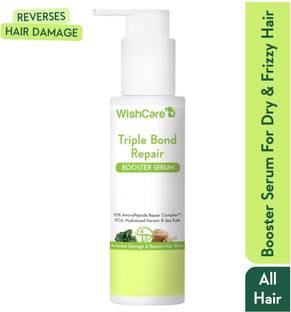 WishCare Triple Bond Repair Booster Serum -10% AminoPeptide Complex -Repairs Damaged Hair