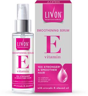 LIVON Professional Smoothening Serum for Women & Men, With Vitamin E & Avocado