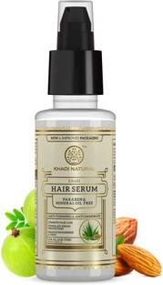 KHADI NATURAL Herbal Hair Serum|SLS & Paraben Free|Anti-Dandruff|Damage Repair