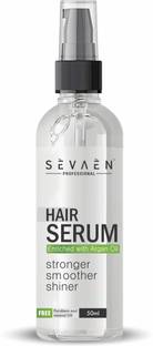 SEVAEN PROFESSIONAL Hair Serum Vitalized with Argan Oil, For Hair Smoothening & Shine