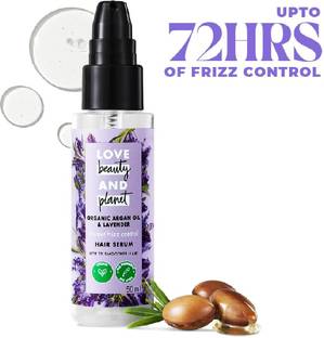 लव ब्यूटी & प्लैनेट Argan and Lavender Serum for Frizz free hair
