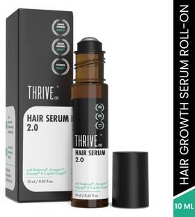 ThriveCo Hair Growth Serum Roll On for Voluminous & Strong Hair with Non-Itching�Formula
