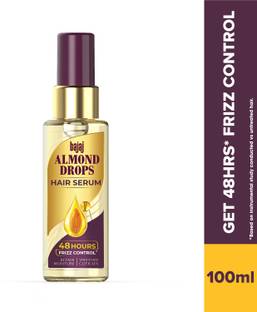 BAJAJ Almond Drops Hair Serum with Almond Oil & Vitamin E for 48 hrs Frizz Control