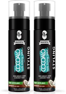 MUUCHSTAC Cocoalo Hair Serum Spray for Men | Hair Styling & Nourishing (Pack of 2)
