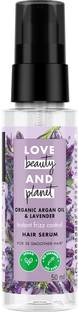 Love Beauty And Planet Argan and Lavender Serum for Frizz free hair