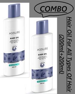 ASSURE Hair Oil Enriched With Arnica Extract & Tea tree Oi l Pack of 2
