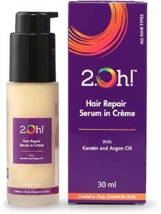 2.Oh! Italian Hair Repair Serum In Creme, Hair Serum for Women & Men, Dry Frizzy Hair