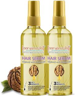 Aaryanveda Vitalized with Walnut Oil Hair Serum for Hair Growth 45 ml (Pack of 2)