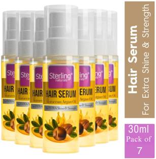 Sterling Naturals Hair Serum |silky, Smooth, Glossy & Frizz-Free Hair |Moroccan Argan Oil