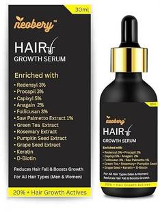 neobery Hair Growth Serum | 20% + Hair Growth Actives - With Redensyl, Capixyl, Anagain