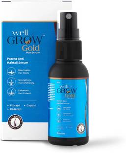Brinton WellGrow gold hair serum for Hair Care, Women, Men | Reactivates Hair Roots