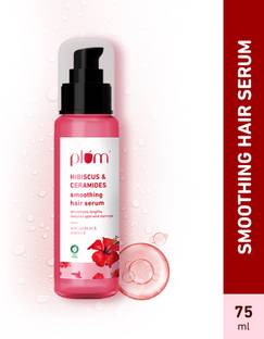 Plum Hibiscus & Ceramides Long & Healthy Hair Serum, Smoothing, Prevents Split Ends