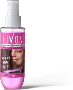 LIVON Hair Serum Spray for Women & Men, Smooth, Frizz free & Glossy Hair on the go