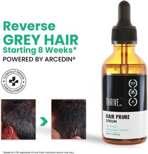 ThriveCo Anti-Grey Hair Prime Serum | Promotes Melanin, Reverses Premature Hair Greying