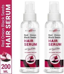 ELIBLISS Red Onion Hair Serum Pack of 2,For Instant Smoothing, Hair Loss Control Therapy Serum