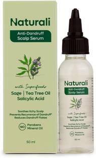 Naturali Anti-Dandruff Scalp Serum Sage, Tea Tree Oil & Salicylic Acid | Paraben Free