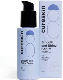 cureskin Smooth and Shine Serum for Hair with Rice, Argan & Collagen