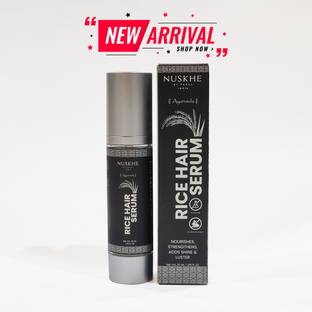 Nuskhe By Paras Ayurvedic Rice Hair Serum | Non-Greasy Formula | Soft & Shiny Hair |