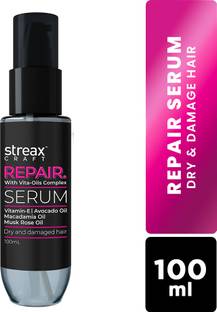 Streax Craft Repair Hair Serum for Dry and Damaged Hair Enriched with Vitamin- E
