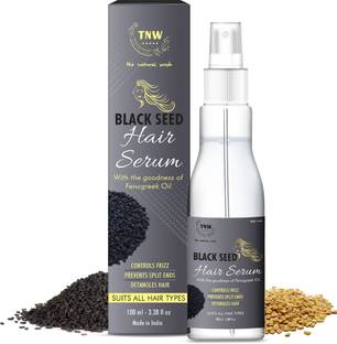 TNW - The Natural Wash Black Seed Hair Serum For Frizzy & Damaged Hair|Men & Women All Hair Type