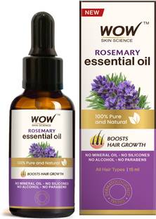 WOW SKIN SCIENCE Rosemary Essential Oil | Boosts Hair Growth | Strengthens Weak Hair |