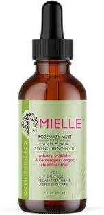 Srina Mielle Rosemary Mint Scalp & Hair Strengthening Oil for All Hair Types - 60ml