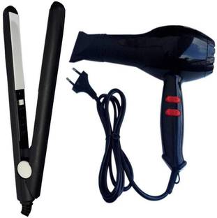 APNA STORE Combo of Hair Dryer + Hair Straightener 1500 Watt Professional Hair Styling Hair Straightener