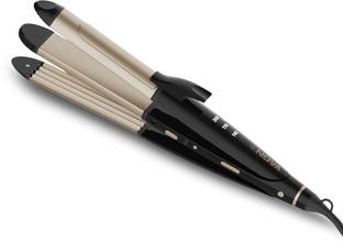 NOVA 4 in 1 Hair Styler- Straightener, Curler & Crimper NHS 802 Hair Straightener