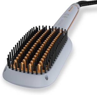 HAVELLS HS6000 Keratin Infused Hair Straightening Brush with Temperature Control Hair Straightener Brush