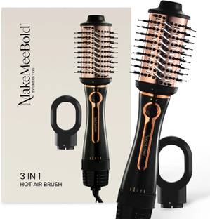 URBANYOG 3 in 1 Hot Air Brush for Women | One Step Dryer, Volumizer and Hair Straightener Brush