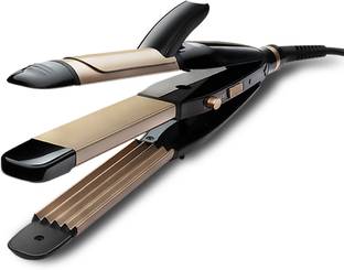 NOVA 3 in 1 Hair Styler- Straightener, Curler & Crimper NHS 803 Hair Straightener