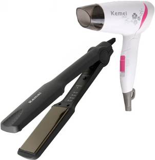 Kemei Hair Dryers +hair straightener Combo km-2605 Hair Dryers + km-329 Hair Straightener Hair Straightener