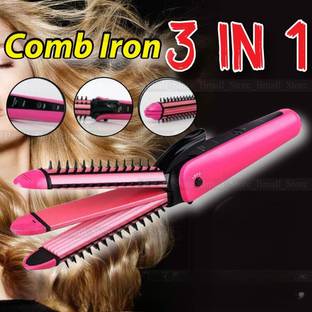 Oneness NHC-8890, 3 in 1 - Hair Straightener, Hair Curler & Hair Crimper NHC8890 3 IN 1 Professional Hair Straightener Crimper Roller For Women H10 Hair Styler