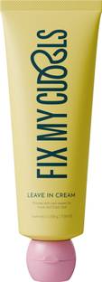 Fix My Curls Leave In Cream| With Jojoba Oil, Silicone Free, For Curly, Wavy & Frizzy Hair Cream