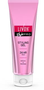 LIVON Style Pro Styling Gel, 24-Hour Hold | Matcha and Proteins, All Hair Types Hair Gel