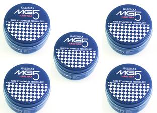 GALEMAX Hair wax MG5 with Soft Fragrance Japan Hair Stylish hair wax ( PACK 5 500 GM ) Hair Wax