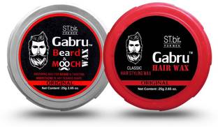 ST.bir hair wax and mooch wax- Combo Hair Wax