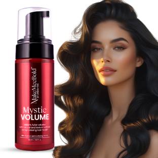 MakeMeeBold Mystic Volume | Hair Styling Foam | Volumizer for Fine Hair | Bounce & Shine Hair Foam