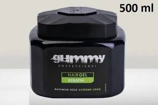 GUMMY Keratin Hair Styling Gel | Maximum Hold | Extreme Look | Non-Sticky Finish Hair Gel
