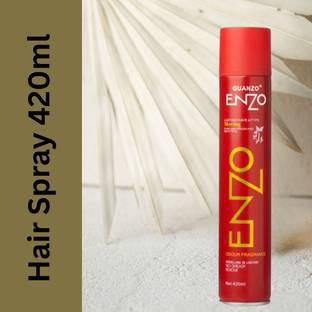 GUANZO Red Hair Spray for All Hair Types | Styling & Volume Boost 420ML Hair Spray
