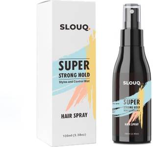 SLOUQ Hair Spray With Extra Strong Hold & Glossy Finish - (100 ml) Hair Spray