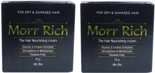 MORR RICH The Hair Nourishing Cream Hair Cream Pack of 2 (75+75=150gm) Hair Cream