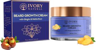 Ivory Natural Beard Growth Cream - Biotin Boosted Hair Follicle for New Hair Cycle Hair Cream