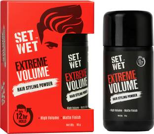 SET WET Extreme Volume Hairstyling Powder 10g|Strong Hold & Matte Finish Hair Powder