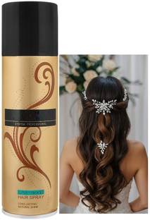 EVERERIN PROFESSIONAL SUPER FIRM HOLD HAIRSPRAY LONG LASTING AR123 Medium Hair Volumizer Spray