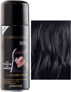 DARVING BLACK Temporary Hair Color shine setting Spray Hair Spray