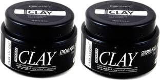 PARK DANIEL Premium Strong Hold Hair Grooming Clay Combo of 2 Bottles of 50 gm(100 gm) Hair Clay