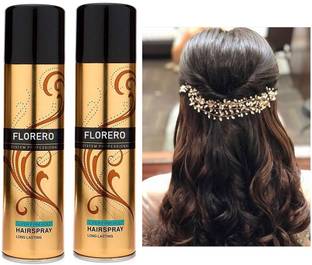 FLORERO Hair Setting Spray Super Hold Hair Spray Pack Of Two Hair Spray