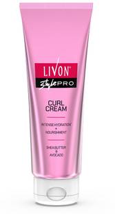 LIVON Style Pro Curl Cream, Intense Hydration & Nourishment, Shea Butter & Avocado Hair Cream